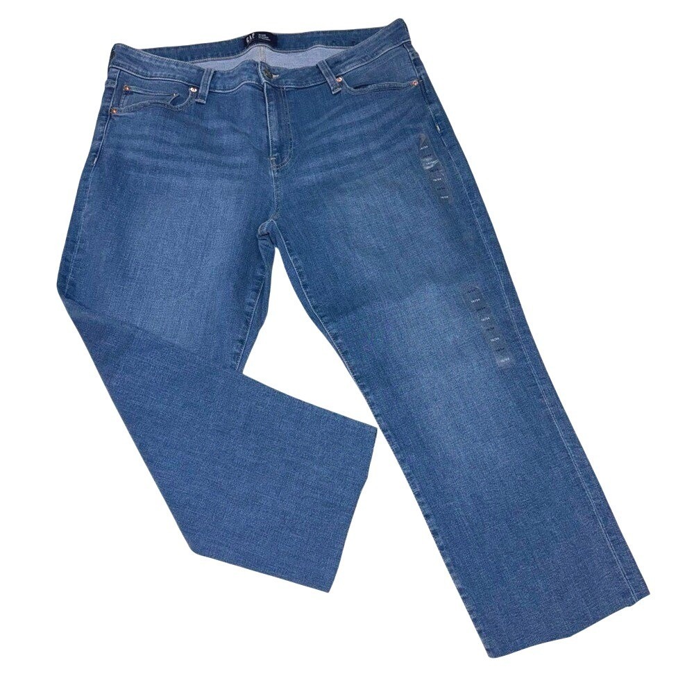 NWT Gap Classic Straight crop jeans size 18/24